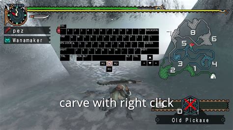 monster hunter world keyboard fishing.